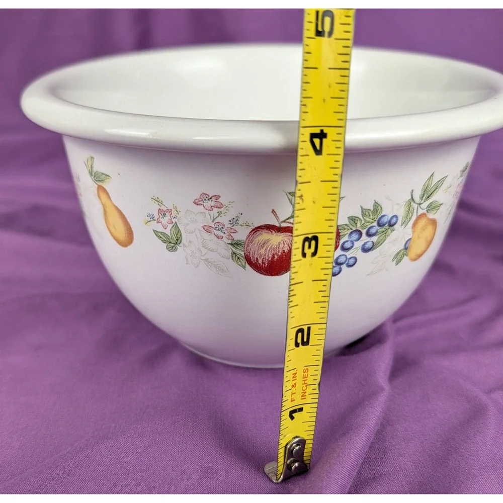 Corelle Coordinates Chutney Fruit Stoneware Mixing Bowl 1 Qt. Nesting Ramiken